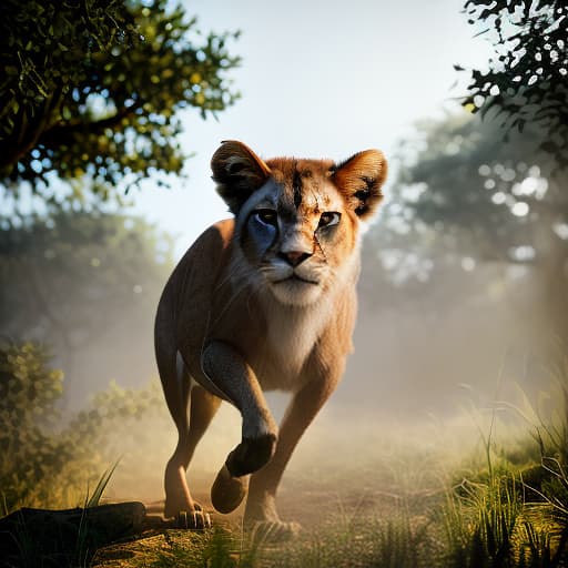 redshift style قرد كبير فوق رأسه تاج و جالس على كرسي Cinematic , Enchanted Forests, Safari Adventures, Jungle Treasures hyperrealistic, full body, detailed clothing, highly detailed, cinematic lighting, stunningly beautiful, intricate, sharp focus, f/1. 8, 85mm, (centered image composition), (professionally color graded), ((bright soft diffused light)), volumetric fog, trending on instagram, trending on tumblr, HDR 4K, 8K