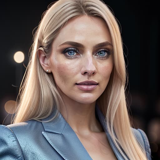  European Woman Blond Hair, big blue eyes, small nose, Fine Chin, 172cm Talk , 56kg hyperrealistic, full body, detailed clothing, highly detailed, cinematic lighting, stunningly beautiful, intricate, sharp focus, f/1. 8, 85mm, (centered image composition), (professionally color graded), ((bright soft diffused light)), volumetric fog, trending on instagram, trending on tumblr, HDR 4K, 8K