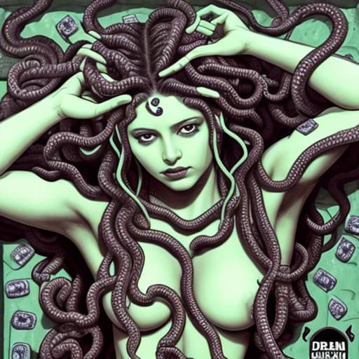  Medusa gorgona as drug dealer