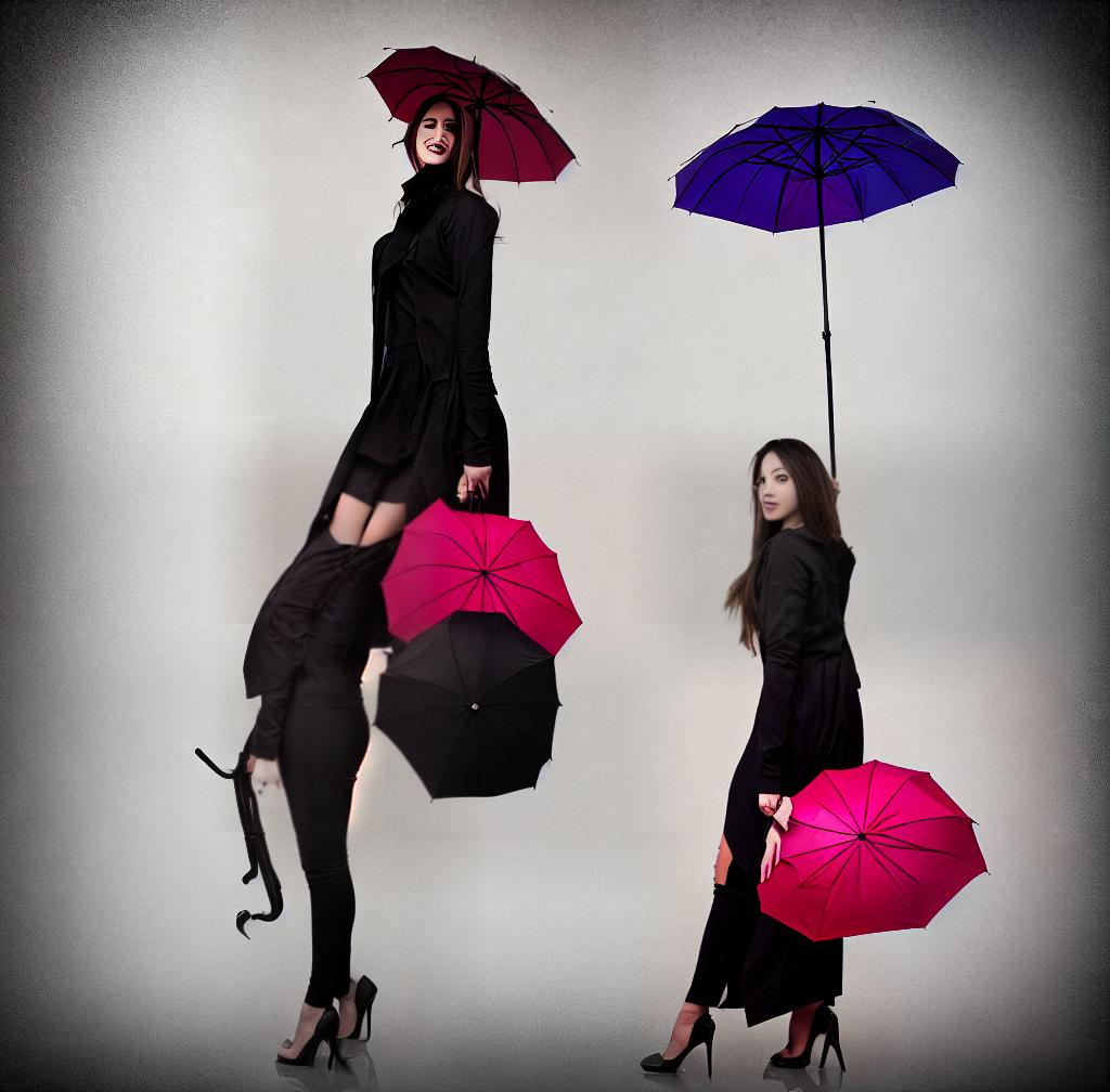  mujer con paraguas