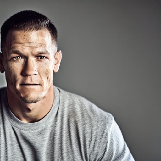 portrait+ style John Cena queer face