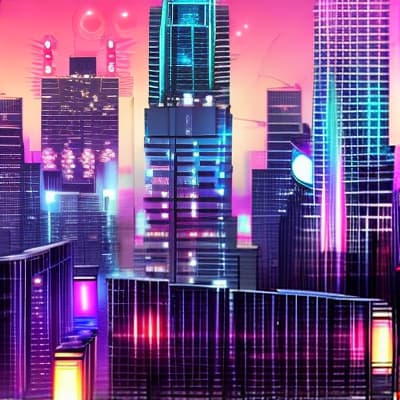 nvinkpunk Draw a futuristic cityscape at night. hyperrealistic, full body, detailed clothing, highly detailed, cinematic lighting, stunningly beautiful, intricate, sharp focus, f/1. 8, 85mm, (centered image composition), (professionally color graded), ((bright soft diffused light)), volumetric fog, trending on instagram, trending on tumblr, HDR 4K, 8K