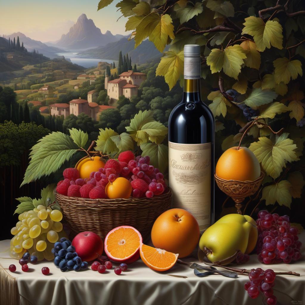  Pop Art style Fruit and wine still life, by Catherine Abel, Caspar David Friedrich, Leonardo da Vinci, Artgerm, Intricate, Elegant, Digital Illustration, Scenic, Hyper Realistic, Hyper Detailed, 16k, Sharp Focus, Artstation . bright colors, bold outlines, popular culture themes, ironic or kitsch hyperrealistic, full body, detailed clothing, highly detailed, cinematic lighting, stunningly beautiful, intricate, sharp focus, f/1. 8, 85mm, (centered image composition), (professionally color graded), ((bright soft diffused light)), volumetric fog, trending on instagram, trending on tumblr, HDR 4K, 8K