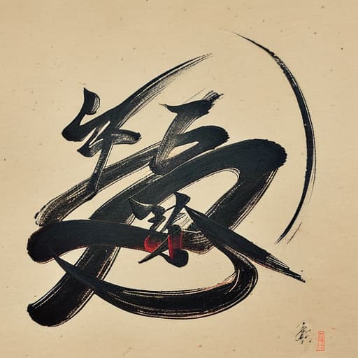  Yin Guisheng, calligraphy,