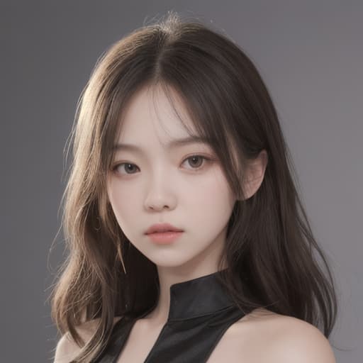  girl, best quality, solo, headshot, simple background