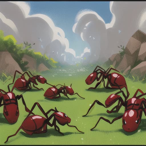  civilisation of highly evolved ants