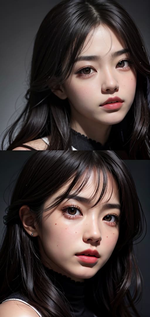  Best quality, masterpiece, ultra high res, (photorealistic:1.4), raw photo, (detail face:1.3), (realistic skin), deep shadow, dramatic lighting, cute, beautiful, medium-length hair, attractive style, Japanese, idol, Mirei, deep shadow, dramatic lighting, portrait, portrait size, unedited, symmetrical balance