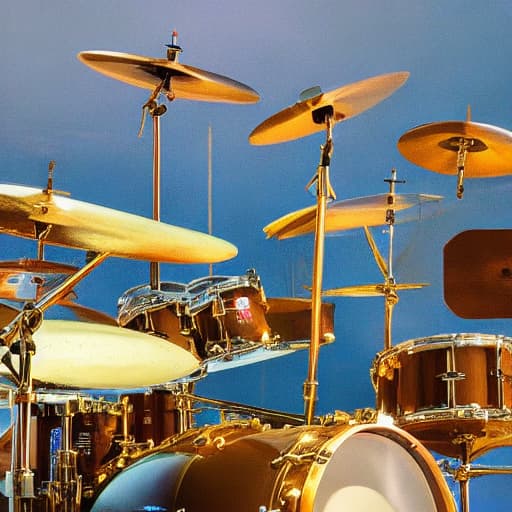  1 k subs on drums hyperrealistic, full body, detailed clothing, highly detailed, cinematic lighting, stunningly beautiful, intricate, sharp focus, f/1. 8, 85mm, (centered image composition), (professionally color graded), ((bright soft diffused light)), volumetric fog, trending on instagram, trending on tumblr, HDR 4K, 8K