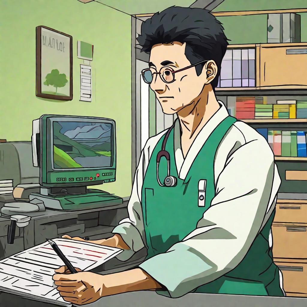  masterpiece, best quality, surgeon anime style