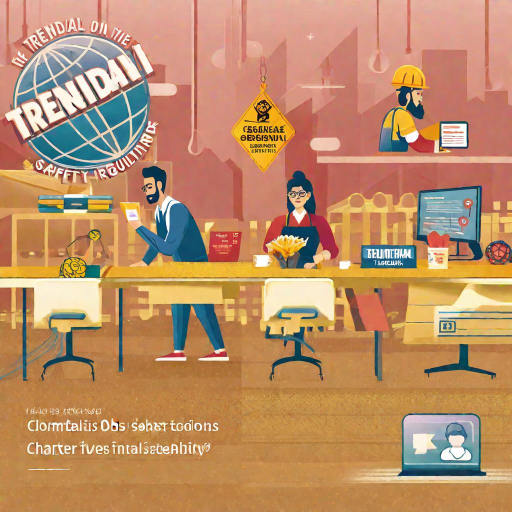  Design an image for a chapter: Safety and OSHA Regulations. Do not include any text in the image. hyperrealistic, full body, detailed clothing, highly detailed, cinematic lighting, stunningly beautiful, intricate, sharp focus, f/1. 8, 85mm, (centered image composition), (professionally color graded), ((bright soft diffused light)), volumetric fog, trending on instagram, trending on tumblr, HDR 4K, 8K