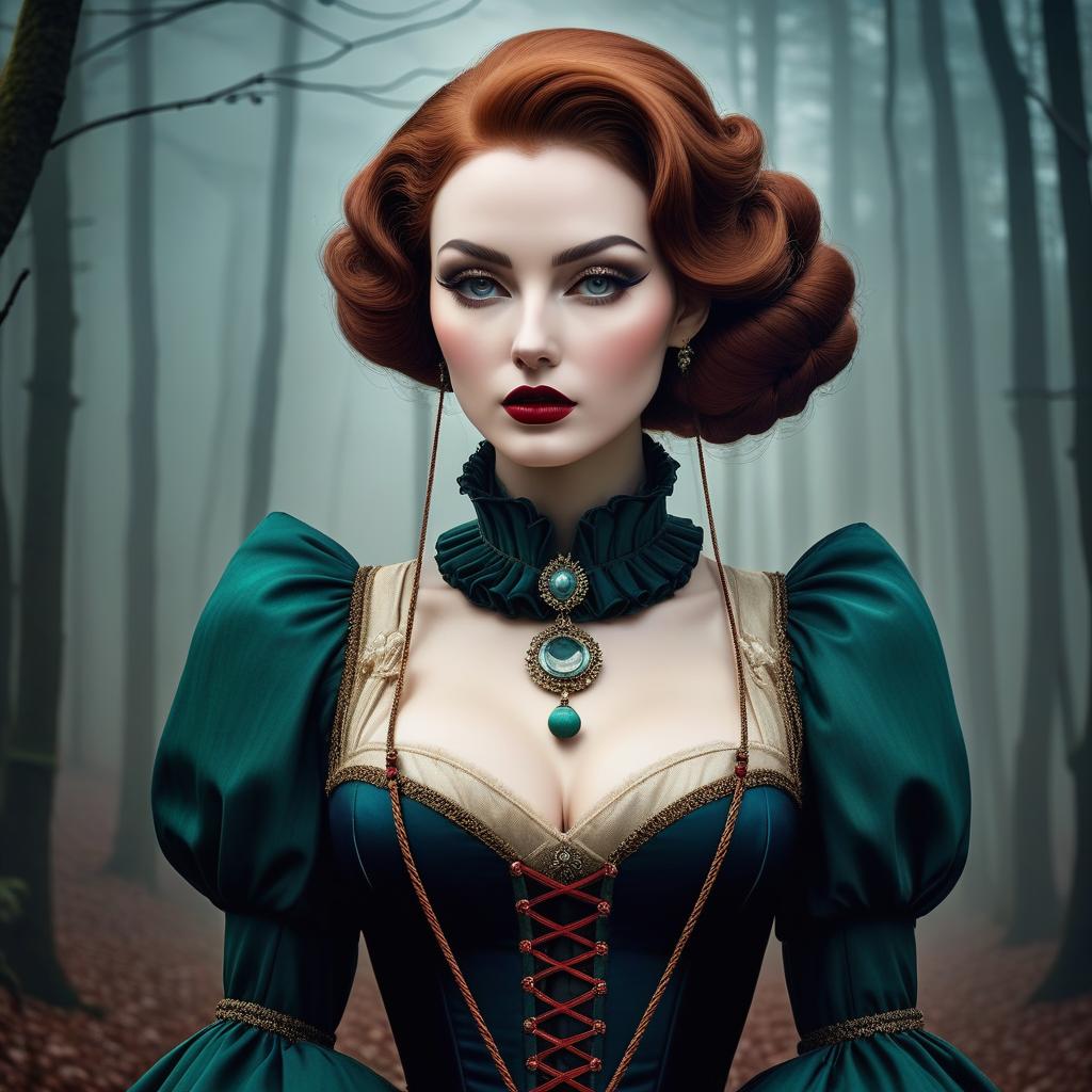  Marionette by Christian Shloe and Catrin Weltz Stein hyperrealistic, full body, detailed clothing, highly detailed, cinematic lighting, stunningly beautiful, intricate, sharp focus, f/1. 8, 85mm, (centered image composition), (professionally color graded), ((bright soft diffused light)), volumetric fog, trending on instagram, trending on tumblr, HDR 4K, 8K