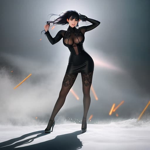  shuffle dance anime hyperrealistic, full body, detailed clothing, highly detailed, cinematic lighting, stunningly beautiful, intricate, sharp focus, f/1. 8, 85mm, (centered image composition), (professionally color graded), ((bright soft diffused light)), volumetric fog, trending on instagram, trending on tumblr, HDR 4K, 8K