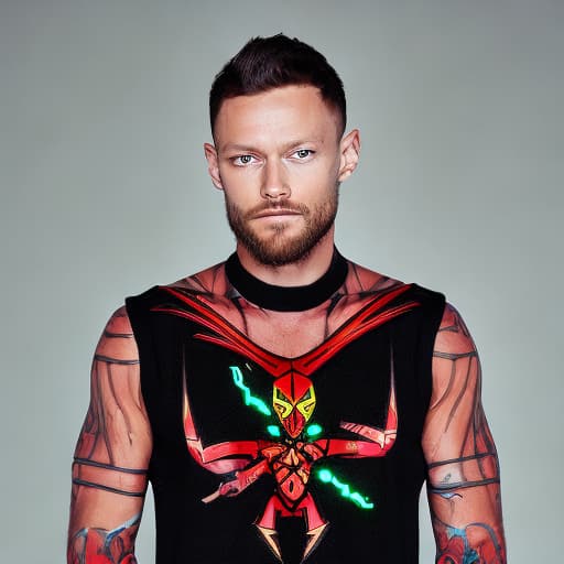 portrait+ style finn balor queer face