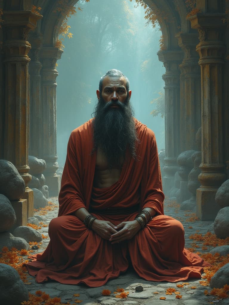  buda, sitting,fantasy background