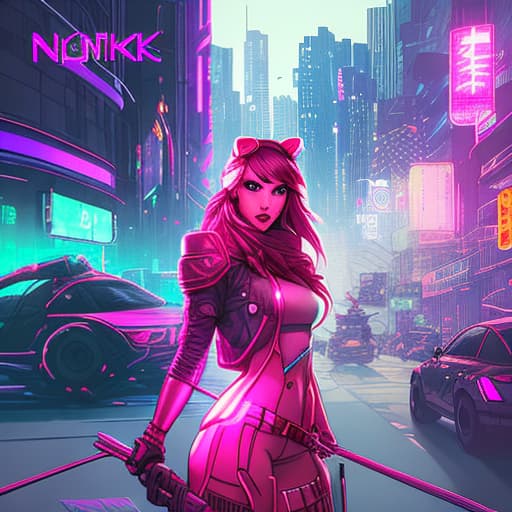 nvinkpunk girl from fantasy ho is surrounded with neon lights hyperrealistic, full body, detailed clothing, highly detailed, cinematic lighting, stunningly beautiful, intricate, sharp focus, f/1. 8, 85mm, (centered image composition), (professionally color graded), ((bright soft diffused light)), volumetric fog, trending on instagram, trending on tumblr, HDR 4K, 8K