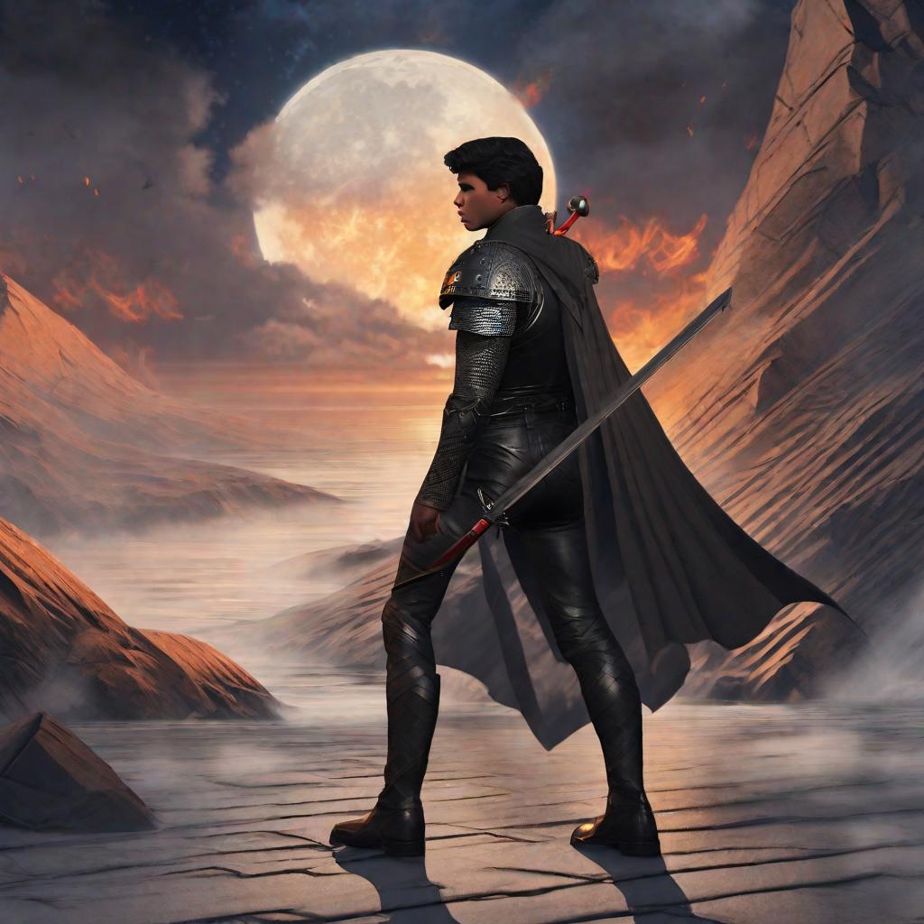  A black-haired boy of 18 holding a sword looked up at the night sky. The boy was handsome and his eyes were firm. Countless burning boulders fell from the night sky.