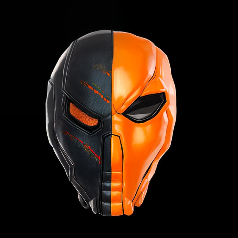  Crear un personaje divertido, que llame la atención a clientes y usuarios de una tienda q vende accesorios Gamer, el personaje debe basarse en el personaje de Deathstroke se debe combinar los colores negro y naranja, esto para q sea el avatar de la tienda.