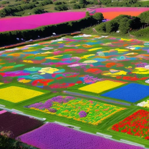  campo de flores