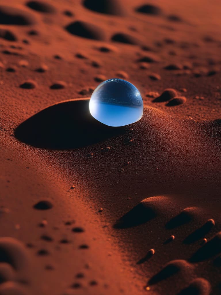  dewdrop, Mars on earth