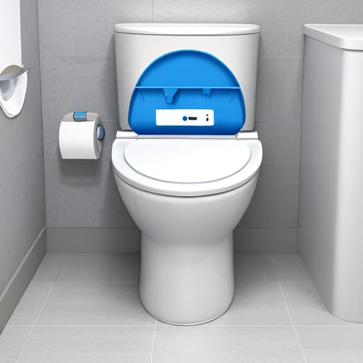  Wearable automatic toilet cleaner,