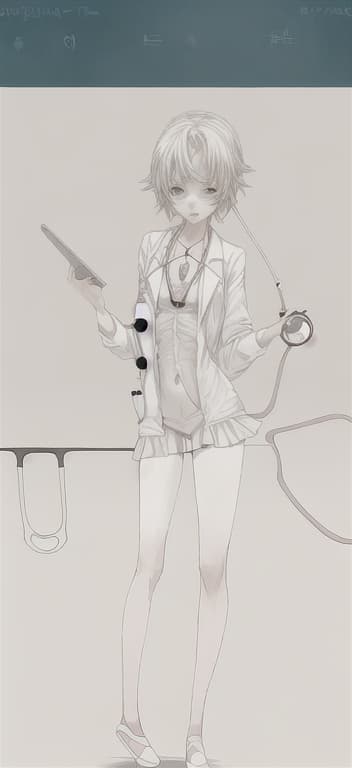  Dr ballerina with stethoscope