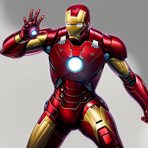  Iron man, highly detailed, digital painting