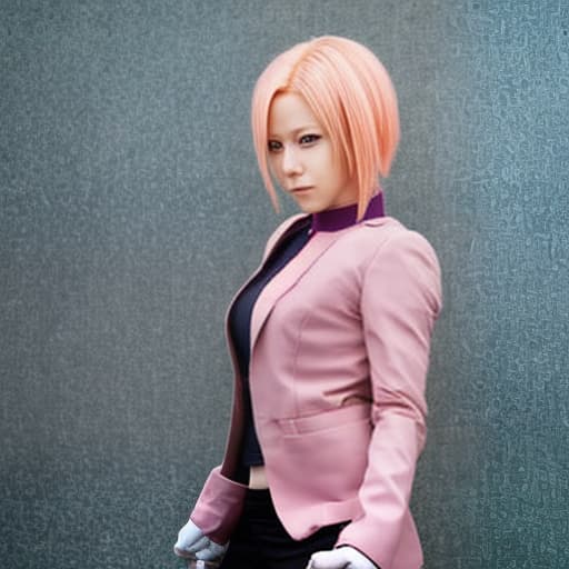 lnkdn photography Sakura Haruno del animé Naruto si fuese trasladada a un humano Real,detalles y rasgos de Sakura haruno de humano Realista,