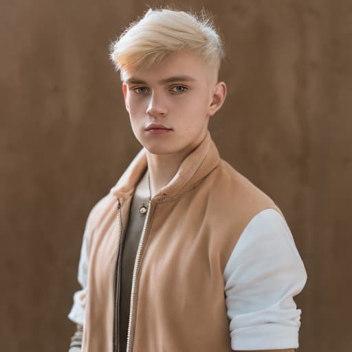 portrait+ style russian homosexual queer twink blonde very cute dude face