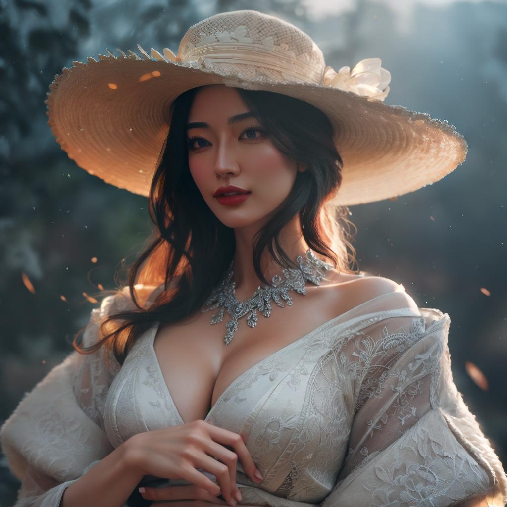  @PB_ImgGenBot hat hyperrealistic, full body, detailed clothing, highly detailed, cinematic lighting, stunningly beautiful, intricate, sharp focus, f/1. 8, 85mm, (centered image composition), (professionally color graded), ((bright soft diffused light)), volumetric fog, trending on instagram, trending on tumblr, HDR 4K, 8K