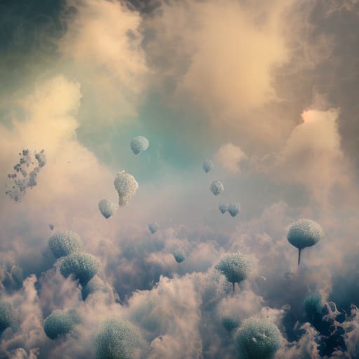 mdjrny-v4 style dreamscape, floral design, (turbulent fluid:1.1), ((centered)), ethereal clouds, (light pastel color palette:1.3), (bright hazy lighting:1.2), unreal engine, octanne render, beautiful, fantasy, vivid colors, highly detailed, trending on pixiv fanbox, vray, style of (Ambrosius Bosschaert and alberto seveso:1.2) Aerial Marvels hyperrealistic, full body, detailed clothing, highly detailed, cinematic lighting, stunningly beautiful, intricate, sharp focus, f/1. 8, 85mm, (centered image composition), (professionally color graded), ((bright soft diffused light)), volumetric fog, trending on instagram, trending on tumblr, HDR 4K, 8K