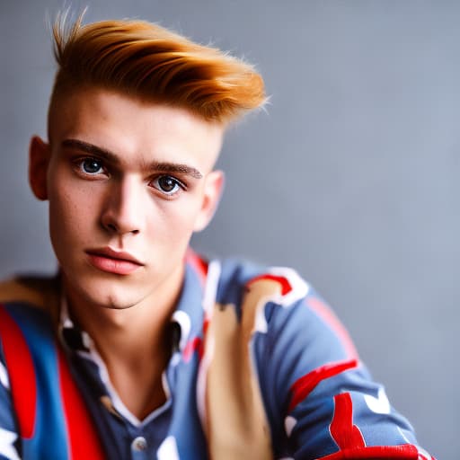 portrait+ style czech homosexual twink blonde very cute dude face