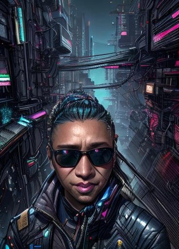 , (cyberpunk:1.15), cyberpunkai, hq, hightly detailed, 4k