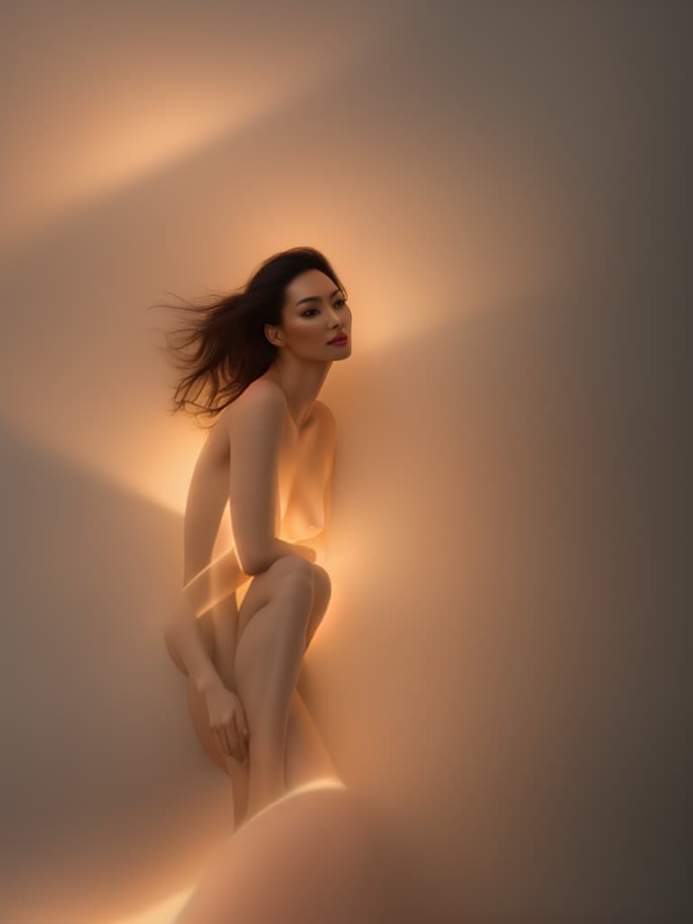 portrait+ style A beautiful Asian woman, completely naked, with her legs spread apart, is sitting on top of a sex toy and inserting it into her vagina. hyperrealistic, full body, detailed clothing, highly detailed, cinematic lighting, stunningly beautiful, intricate, sharp focus, f/1. 8, 85mm, (centered image composition), (professionally color graded), ((bright soft diffused light)), volumetric fog, trending on instagram, trending on tumblr, HDR 4K, 8K