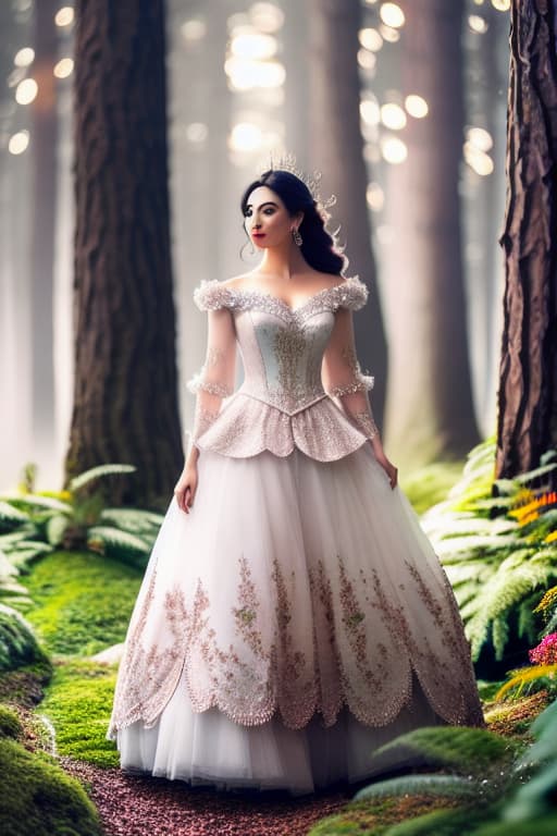 Magical fantasy hyperrealistic, full body, detailed clothing, highly detailed, cinematic lighting, stunningly beautiful, intricate, sharp focus, f/1. 8, 85mm, (centered image composition), (professionally color graded), ((bright soft diffused light)), volumetric fog, trending on instagram, trending on tumblr, HDR 4K, 8K