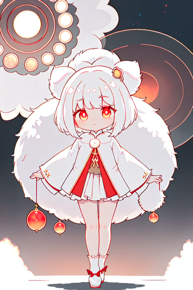  ((Fluffy Pearl White Hair, Fluffy Short Hair, JITOME: 1.4, Glowing Red Eyes)), Infant Body Shape Girl, (Absurdress, Ultimate quality), Beautiful. , Environmental lighting), details Texture, best shadow, very detail, colorful, 8K Wallpaper, Raw Photoristic Detailed, Dutch Angle, 💩, 💩, 💩, hyperrealistic, full body, detailed clothing, highly detailed, cinematic lighting, stunningly beautiful, intricate, sharp focus, f/1. 8, 85mm, (centered image composition), (professionally color graded), ((bright soft diffused light)), volumetric fog, trending on instagram, trending on tumblr, HDR 4K, 8K