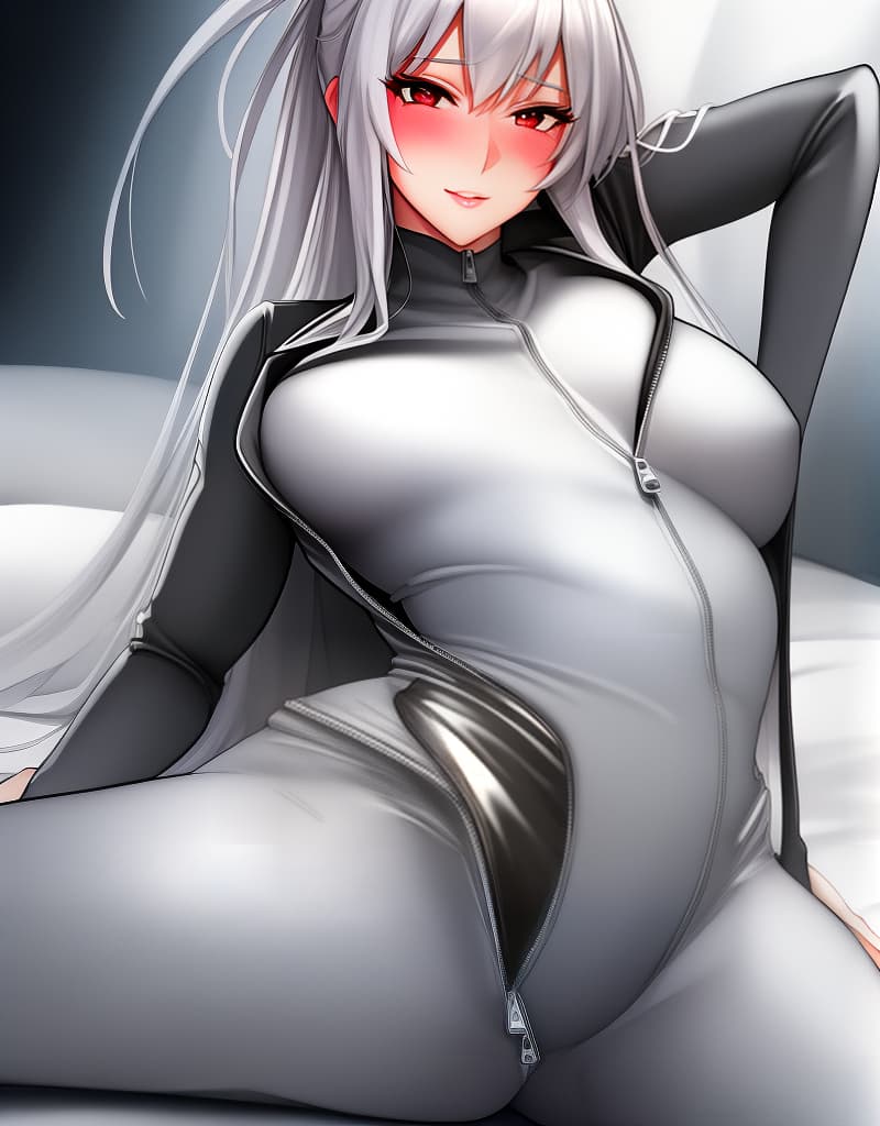  woman, unzipped aluminium suit,, unzipped spacesuit, blushing, cute, lying on bed, forward, destroyed suit, chest, unzipped,, comfortable,, undressing, taking off clothes,, uncovered chest, chest, exhibitionist, no clothes, revealed, young woman, skin, loose suit, chest, realistic, bare, photo, real, completely, shameless, visible,,, big, nudist,, no clothes, porno, exhibitionist hyperrealistic, full body, detailed clothing, highly detailed, cinematic lighting, stunningly beautiful, intricate, sharp focus, f/1. 8, 85mm, (centered image composition), (professionally color graded), ((bright soft diffused light)), volumetric fog, trending on instagram, trending on tumblr, HDR 4K, 8K