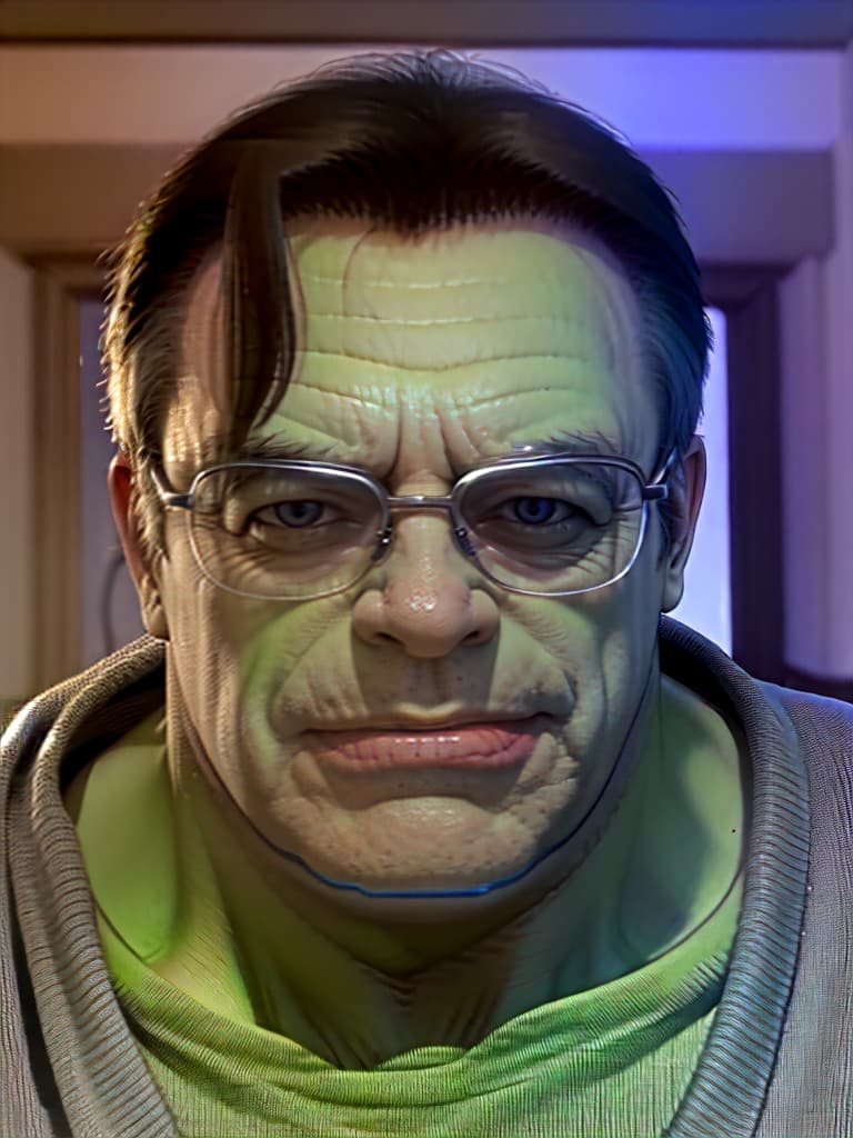  photo portrait of Hulk