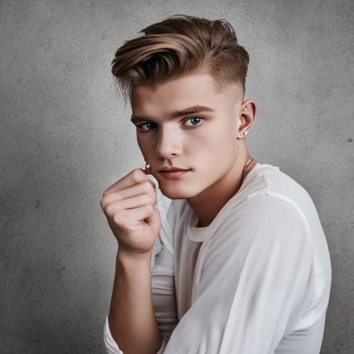 portrait+ style czech homosexual twink blonde very cute dude face