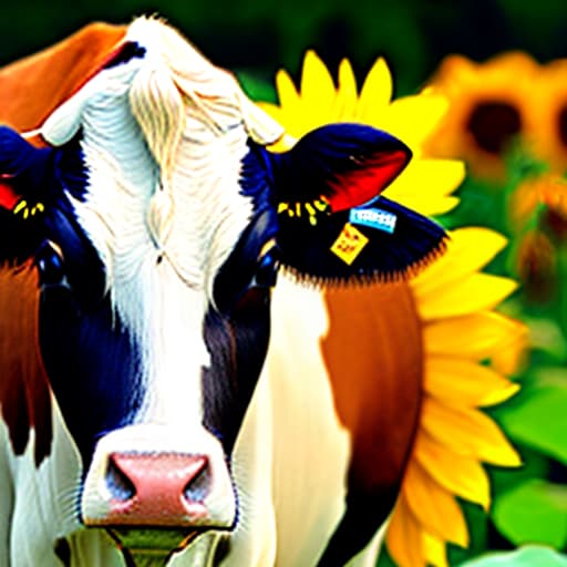  Cow sunflower