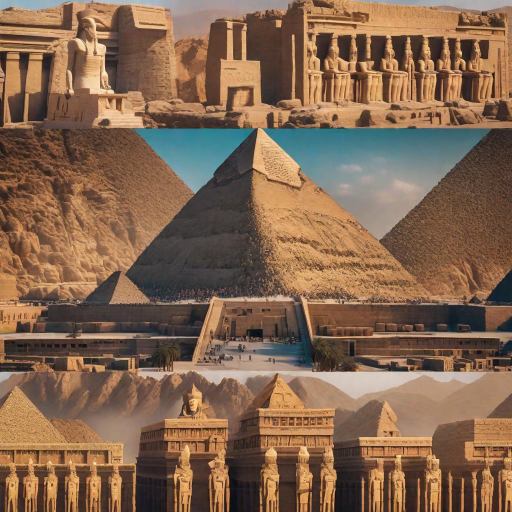  Como se construyeron las pirámides de Egipto? hyperrealistic, full body, detailed clothing, highly detailed, cinematic lighting, stunningly beautiful, intricate, sharp focus, f/1. 8, 85mm, (centered image composition), (professionally color graded), ((bright soft diffused light)), volumetric fog, trending on instagram, trending on tumblr, HDR 4K, 8K