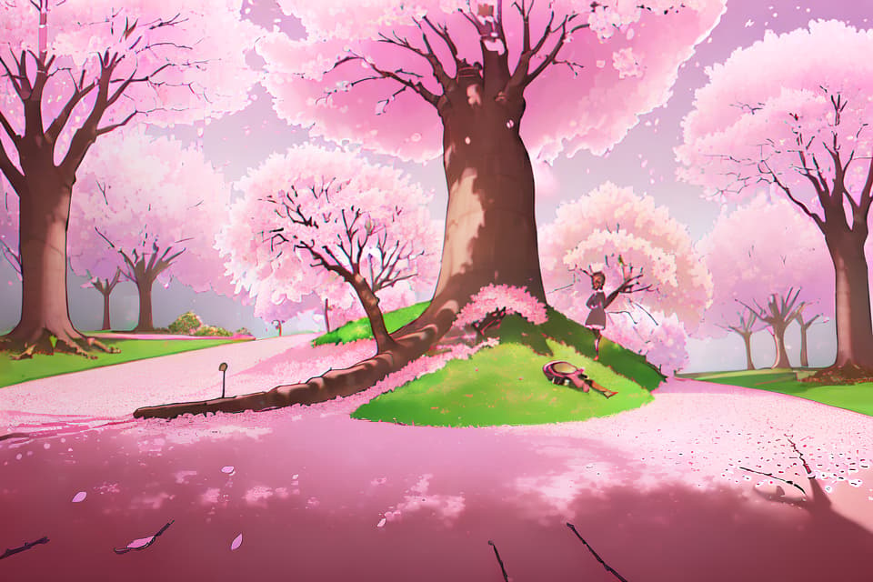  ((Under the legendary tree on the hill, multiple girls, cherry blossoms, cherry blossoms)), that place you want to return, (Absurdres, masterpieces, ultimate quality), official art, aesthetic, (diffusion lighting, environmental lighting), Detailed skin texture, best shadow, very detail, colorful, 8K Wallpaper, Raw Photoristic Detailed, Dutch Angle, 💩