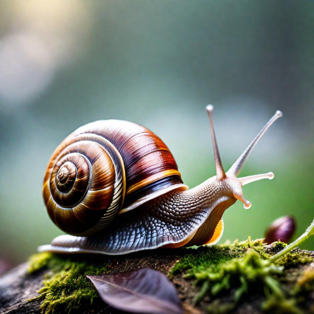  A Slovakian snail that left its home in Nepal hyperrealistic, full body, detailed clothing, highly detailed, cinematic lighting, stunningly beautiful, intricate, sharp focus, f/1. 8, 85mm, (centered image composition), (professionally color graded), ((bright soft diffused light)), volumetric fog, trending on instagram, trending on tumblr, HDR 4K, 8K