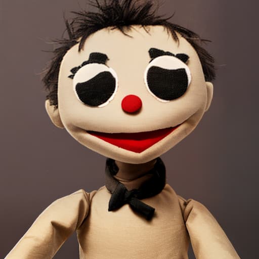  a funny looking puppet