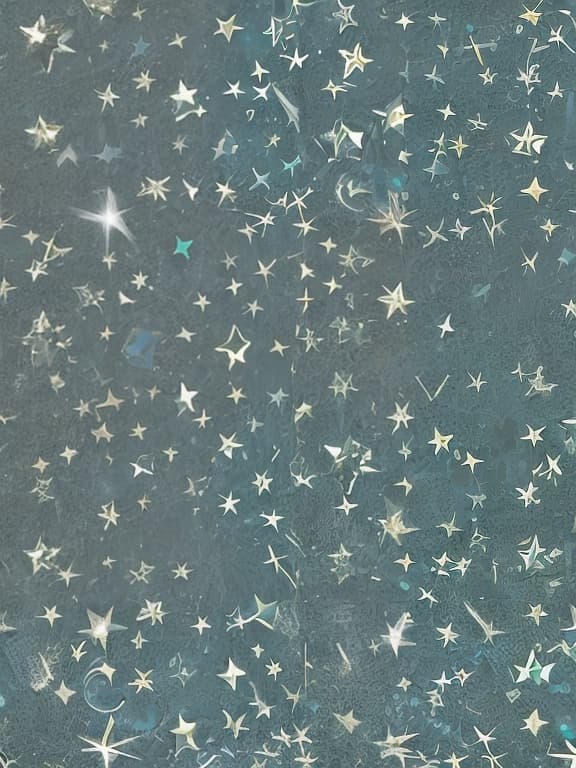  Cute gemstone wallpaper with musical notes and sparkling stars