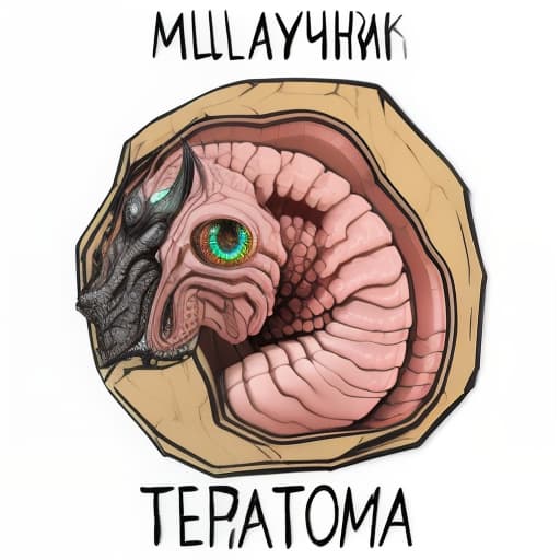  Teratoma hyperrealistic, full body, detailed clothing, highly detailed, cinematic lighting, stunningly beautiful, intricate, sharp focus, f/1. 8, 85mm, (centered image composition), (professionally color graded), ((bright soft diffused light)), volumetric fog, trending on instagram, trending on tumblr, HDR 4K, 8K