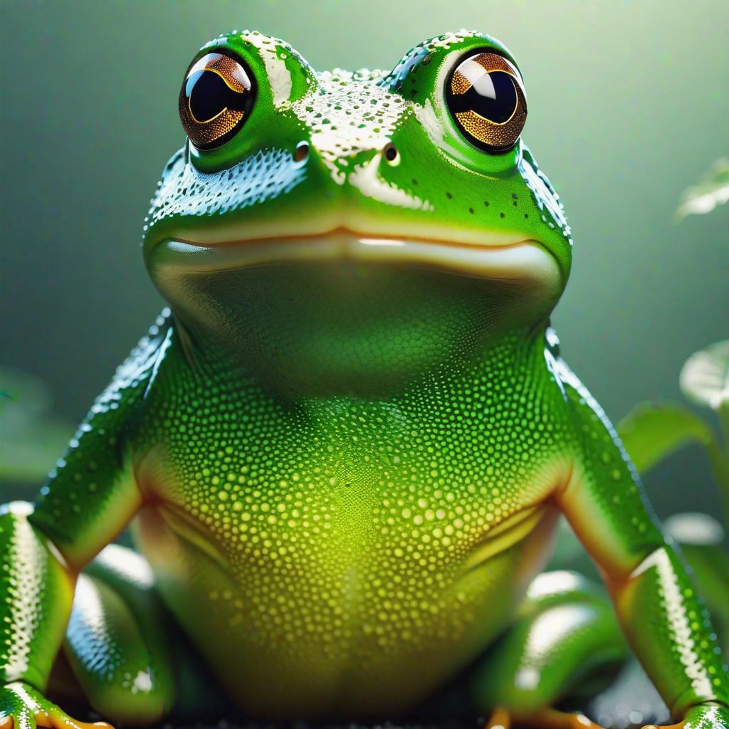  Create a frog with a penis head. hyperrealistic, full body, detailed clothing, highly detailed, cinematic lighting, stunningly beautiful, intricate, sharp focus, f/1. 8, 85mm, (centered image composition), (professionally color graded), ((bright soft diffused light)), volumetric fog, trending on instagram, trending on tumblr, HDR 4K, 8K
