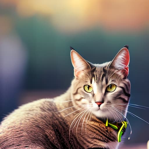 nvinkpunk Realistic image of a cat wearing headphones and reading glasses while riding a bus. hyperrealistic, full body, detailed clothing, highly detailed, cinematic lighting, stunningly beautiful, intricate, sharp focus, f/1. 8, 85mm, (centered image composition), (professionally color graded), ((bright soft diffused light)), volumetric fog, trending on instagram, trending on tumblr, HDR 4K, 8K