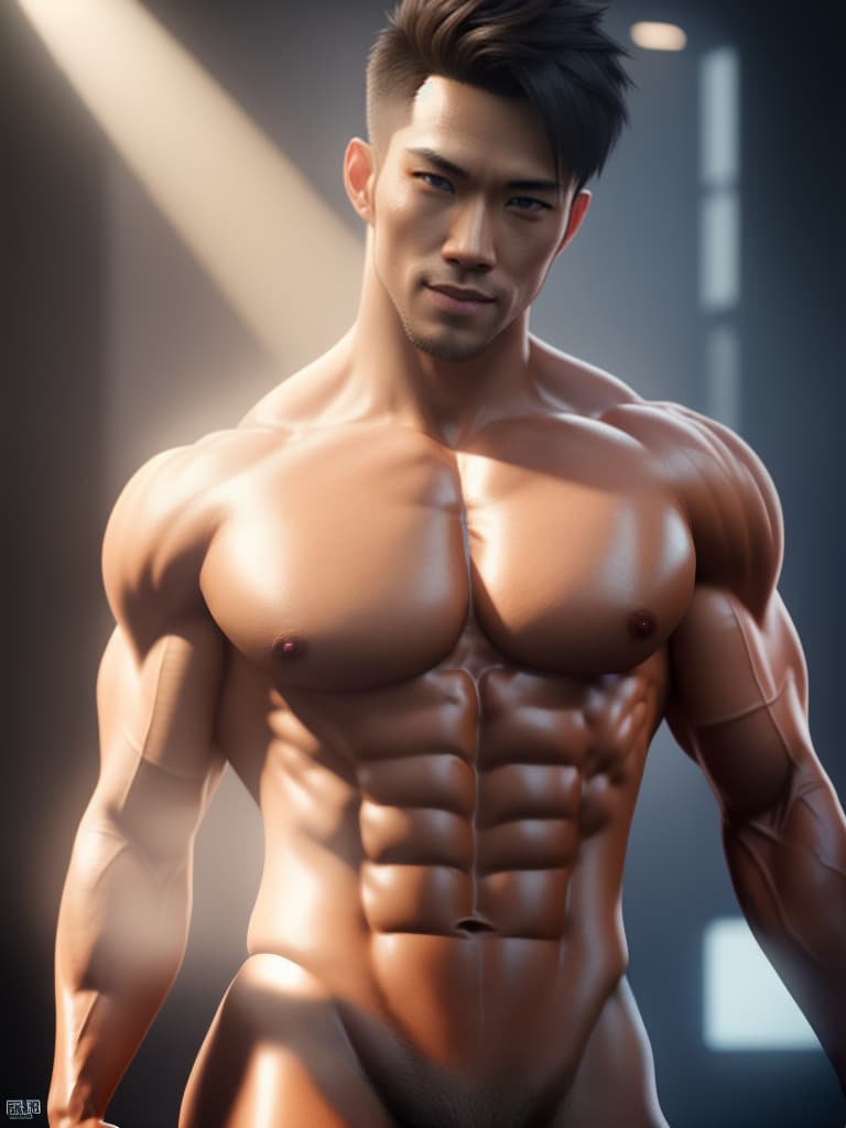  naked whole body，muscular, fit, handsome, young, passionate，strong，fitness instructor, naked,sfw, actual 8K portrait photo of gareth person, portrait, happy colors, bright eyes, clear eyes, warm smile, smooth soft skin，symmetrical, anime wide eyes, soft lighting, detailed face, by makoto shinkai, stanley artgerm lau, wlop, rossdraws, concept art, digital painting, looking into camera，muscular, fit, handsome, young, passionate，naked，whole body，minister of sports，ass hyperrealistic, full body, detailed clothing, highly detailed, cinematic lighting, stunningly beautiful, intricate, sharp focus, f/1. 8, 85mm, (centered image composition), (professionally color graded), ((bright soft diffused light)), volumetric fog, trending on instagram, trending on tumblr, HDR 4K, 8K