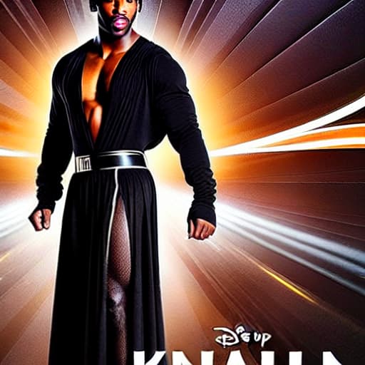  I want a real man in a long black robe, and this black man flies like the hero of the Indian movie Krrish in the dark universe