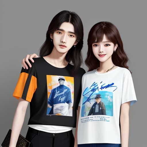  Generate a t-shirt jointly signed by Weixin Pay and Louis Vuitton.